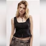 Free People  Sally Corset Crop Top Tank Photo 2