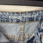 Cowgirl Tuff Jeans Cowboy Friend Medium Wash High Waist Distressed Straight Leg Blue Size 35 Photo 10
