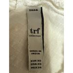 ZARA  Women's White Lace Embroidered High Neck 3/4 Flarted Sleeve Blouse Top XS Photo 2