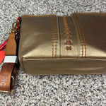 Montana West Gold Crossbody Bag with Wide Guitar Strap Photo 0