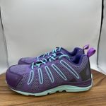 NIB Nautilus Athletic Safety Toe Work Shoes N1792 Purple Women's 6.5 Wide EE Photo 2