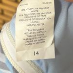 Nike  Blue Swimsuit Top‎ Size 14 Photo 8