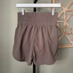 Nike  Dri-FIT One Womens Size Small Ultra High-Waisted Brown Shorts Photo 3
