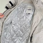 Yves Salomon YS Army Silver Lined Utility Parka with Removable Fur Trim Hood Size 2 Photo 13