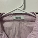 Moschino Pale Purple Button Down Top Photo 3