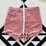 We The Free Crvy Vintage High Rise Cutoff Shorts in Rose Size 28 Photo 5