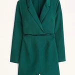 Abercrombie & Fitch NWT Green Blazer Cut Out Wrap Dress Size XS Petite Photo 0
