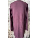 Merrell Women’s Long Sleeve Pull Over Casual Dress Burgundy M Minimal Photo 2