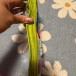 Clear Cosmetic Bag with Colorful SKIN Letters Green Photo 2