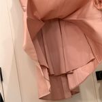 Halston Heritage  Structured Mini Dress Cocktail Party V Neck Light Pink 2 Chic Photo 10