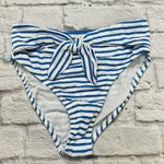 Jessica Simpson  High Waist Sunshine Stripe Bottoms Size XL Blue White Tie Belt Photo 1