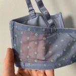 Free People NWT! Intimately The Rain Bra Bralette Blue Swiss Dot Photo 4
