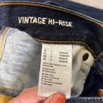 American Eagle  Vintage Button Fly High Rise Jeans Dark Wash Size 2 Photo 10