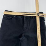 Ralph Lauren Lauren  Pants Womens 8 Black Premier Straight Leg‎ Mid Rise Photo 5