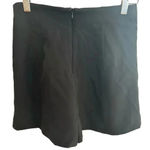 NBD NEW- NWT Black High Waist Zip Front Wide Leg Shorts Size Small Photo 3