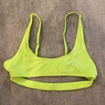 Neon Yellow Bathing Suit Top Size M Photo 0