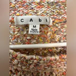 CAbi  Blouse Short Sleeve Scoop Neck Crochet Knit Sheer Style #196 Photo 3