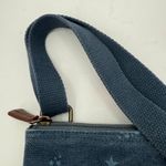 Life is Good Purse Road Trip Denim Blue Star Crossbody Bag Zipper Cotton Blend Photo 4