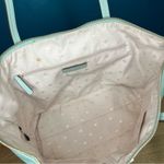 Kate Spade  ♠️ Hayden Nylon Top Zip Tote Purse Shoulder Bag Spring Meadow Teal Photo 6