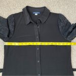 Tommy Hilfiger  Lace Sleeve Jersey Knit Shirt Dress Black 8 Photo 6
