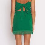 Hemline Hausen Green Fringe Skirt Set Photo 2