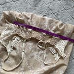 Papinelle Silk and Cotton Cherry Blossom Lace Trim Nightgown and Robe Set Size XS Photo 6