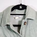 Madewell Corduroy Velvet Velour Ribbed Yorkway Shirt Jacket Sage Mist XS Photo 1