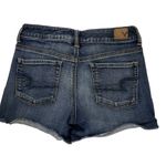 American Eagle  Outfitters Size 6 Super Stretch Denim Shortie Shorts | H1-493 Photo 3