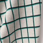 Anthropologie The Essential Cropped Flare Pants Green Cream Plaid size small Photo 7