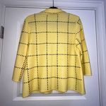 Ming Wang  Faux Decorative Button Open Front 3/4 Length Sleeve Cardigan Jacket Size M  Photo 11