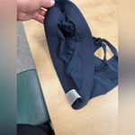 Girlfriend Collective  Topanga Criss Cross Sports Bra XL Midnight Blue Adjustable Photo 6