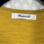 Madewell  Mustard Yellow Lightweight Cardigan Photo 2