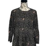 Madewell Peasent Silk Fiesta Paisley Bell-Sleeve peplum pullover blouse women S Photo 2