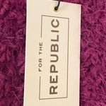 FOR THE REPUBLIC  WOMES BLOUSE SIZE. L BRAND NEW COLOR PURPLE LENGTH 29”BUST 40” Photo 3