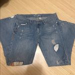 Vintage Y2K dELiA*s Low Rise Patch Work Flares Blue Size undefined Photo 0