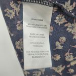 Louna Floral Mesh Dress Long Sleeve Crew Neck Tiered Boho Size‎ Large Blue Photo 7