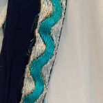 Kaftan Striped Maxi Dress with V Photo 1