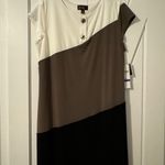 R&K Originals NWT Size XL Short Sleeve Dress Work Casual Office Business Black Photo 0