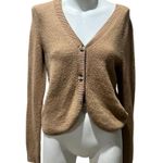 Madewell  Women's Brown V-Neck Cardigan Sweater Size S Long Sleeve Photo 2