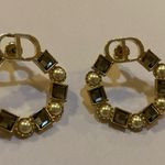 Christian Dior Petit CD Earring Gold-Finish Metal, White Resin Pearls Photo 5