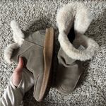 TAOS 8 Future Mid Boots in Brown Fur Lined Suede Tan Photo 3