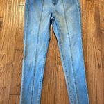 EXPRESS super high rise skinny seam front raw hem jeans 4 Photo 1
