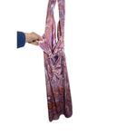 House Of CB  Kasia Purple Swirl Cutout Midi Dress Sz. L Photo 4