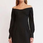 Finders Keepers  Corset Shirting Dress Black Photo 0