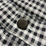 Uniqlo Gingham Ankle Slim Stretch Pants Black White XL 32-33 Photo 8