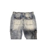 KanCan Avery Straight Leg High Rise Cargo Jeans size 11/29 Blue Photo 5