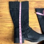 Style & Co Ashlie Wide Calf Riding Boots Size 8 Fuax Leather Black Tall NEW Photo 8