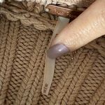 Free People Sweetheart Mock Neck Sweater Size Medium Tan Photo 5