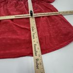 J.Crew  Shirt‎ Womens Large Red Textured Off Shoulder  Cotton Summer Casual Top Photo 7