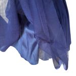 Social Code navy and silver sparkle halter illusion dress lined size 0 Blue Photo 8